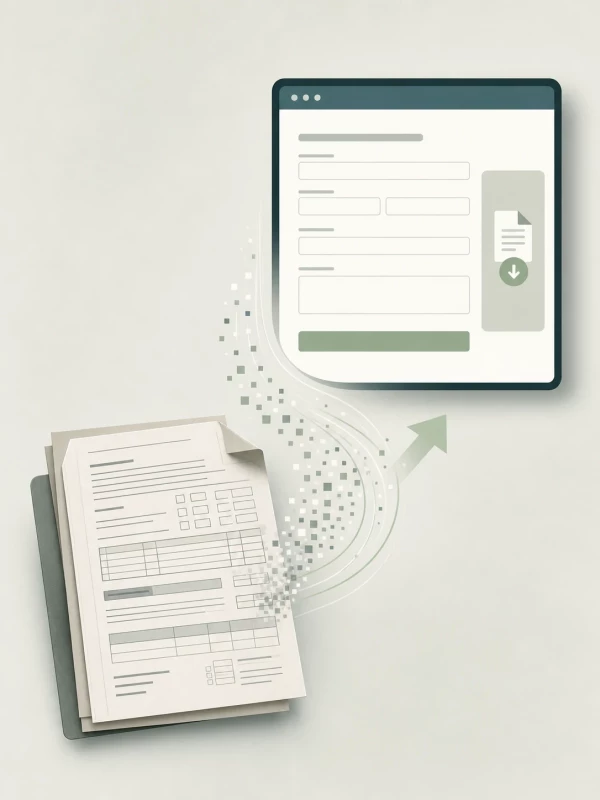 Vom umst&auml;ndlichen PDF zur praktischen Webanwendung